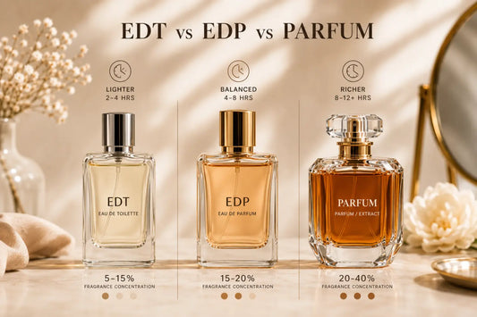EDP, EDT or Parfum — Which One Actually Lasts?